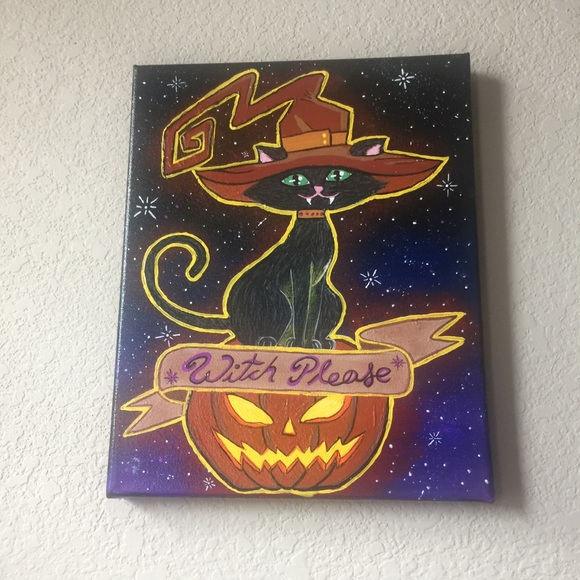 [Original Painting] ” Witch Please” - Picture 10 of 13